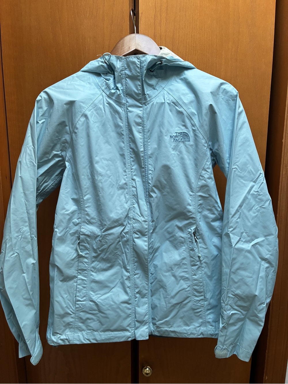 The North Face Baby Blue Women's Raincoat